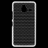 Coque Personnalisée Nokia Lumia 640XL LTE pois noir & blanc
