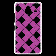 Coque Personnalisée Nokia Lumia 640XL LTE losange noir & rose