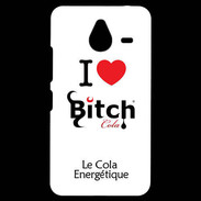 Coque Personnalisée Nokia Lumia 640XL LTE I love Bitch Cola 2