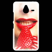 Coque Personnalisée Nokia Lumia 640XL LTE Plaisir et fraise PR