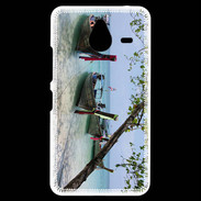 Coque Personnalisée Nokia Lumia 640XL LTE DP Barge en bord de plage 2
