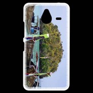 Coque Personnalisée Nokia Lumia 640XL LTE DP Barge en bord de plage