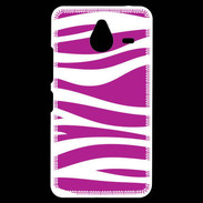 Coque Personnalisée Nokia Lumia 640XL LTE zèbre rose & blanc