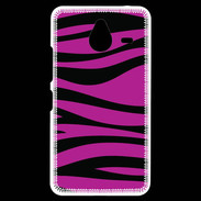 Coque Personnalisée Nokia Lumia 640XL LTE zèbre rose & noir