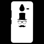 Coque Personnalisée Nokia Lumia 640XL LTE chapeau moustache