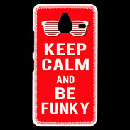 Coque Personnalisée Nokia Lumia 640XL LTE Keep Calm Funky Rouge