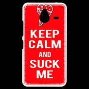 Coque Personnalisée Nokia Lumia 640XL LTE Keep Calm Suck me Rouge
