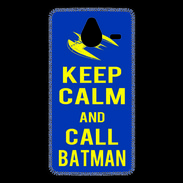 Coque Personnalisée Nokia Lumia 640XL LTE Keep Calm Batman Bleu