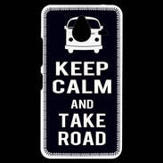 Coque Personnalisée Nokia Lumia 640XL LTE Keep Calm Take Road Noir