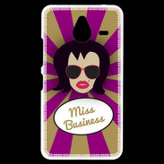 Coque Personnalisée Nokia Lumia 640XL LTE Miss business Brune