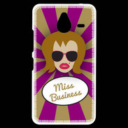 Coque Personnalisée Nokia Lumia 640XL LTE Miss business Rousse