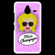 Coque Personnalisée Nokia Lumia 640XL LTE Miss Champagne Blonde