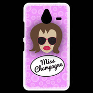 Coque Personnalisée Nokia Lumia 640XL LTE Miss Champagne Chatain