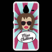 Coque Personnalisée Nokia Lumia 640XL LTE Miss Clubbing Chatain