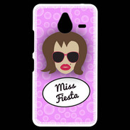 Coque Personnalisée Nokia Lumia 640XL LTE Miss Fiesta Chatain