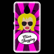 Coque Personnalisée Nokia Lumia 640XL LTE Miss Shopping Blonde