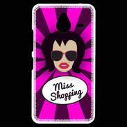 Coque Personnalisée Nokia Lumia 640XL LTE Miss Shopping Brune