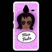 Coque Personnalisée Nokia Lumia 640XL LTE Miss Fiesta Black