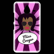 Coque Personnalisée Nokia Lumia 640XL LTE Miss Cougar Black