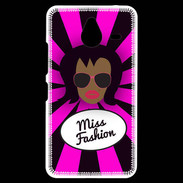 Coque Personnalisée Nokia Lumia 640XL LTE Miss Fashion Black