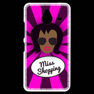 Coque Personnalisée Nokia Lumia 640XL LTE Miss Shopping Black