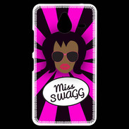 Coque Personnalisée Nokia Lumia 640XL LTE Miss Swag Black