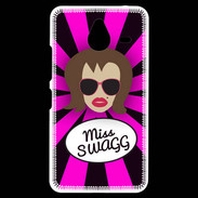 Coque Personnalisée Nokia Lumia 640XL LTE Miss Swag Chatain