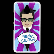 Coque Personnalisée Nokia Lumia 640XL LTE Mister Swag Brun