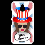 Coque Personnalisée Nokia Lumia 640XL LTE Miss USA Chatain