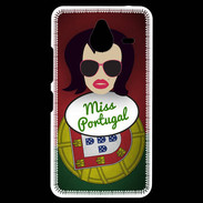 Coque Personnalisée Nokia Lumia 640XL LTE Miss Portugal Brune