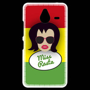 Coque Personnalisée Nokia Lumia 640XL LTE Miss Rasta Brune