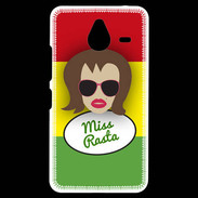 Coque Personnalisée Nokia Lumia 640XL LTE Miss Rasta Chatain