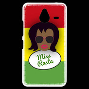 Coque Personnalisée Nokia Lumia 640XL LTE Miss Rasta Black