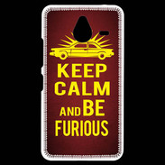 Coque Personnalisée Nokia Lumia 640XL LTE Keep Calm and Be Furious Rouge