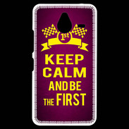 Coque Personnalisée Nokia Lumia 640XL LTE Keep Calm and Be the First Rose