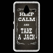 Coque Personnalisée Nokia Lumia 640XL LTE Keep Calm and Take Jack Gris
