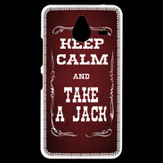 Coque Personnalisée Nokia Lumia 640XL LTE Keep Calm and Take Jack Rouge