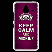 Coque Personnalisée Nokia Lumia 640XL LTE Keep Calm and Miskine Rose