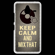 Coque Personnalisée Nokia Lumia 640XL LTE Keep calm and Mix That Gris