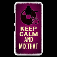 Coque Personnalisée Nokia Lumia 640XL LTE Keep Calm and Mix That Rose