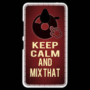 Coque Personnalisée Nokia Lumia 640XL LTE Keep Calm and Mix That Rouge