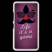 Coque Personnalisée Nokia Lumia 640XL LTE Life It's a game Rose ZG