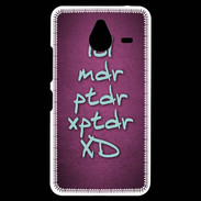 Coque Personnalisée Nokia Lumia 640XL LTE LOL MDR Rose ZG
