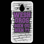 Coque Personnalisée Nokia Lumia 640XL LTE Wesh Gros Violet