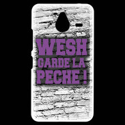 Coque Personnalisée Nokia Lumia 640XL LTE Wesh garde la pèche Violet