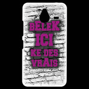 Coque Personnalisée Nokia Lumia 640XL LTE Belek Ici Violet