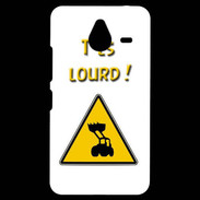 Coque Personnalisée Nokia Lumia 640XL LTE T'es lourd PR