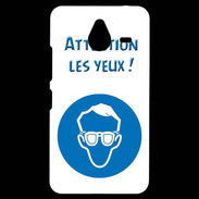 Coque Personnalisée Nokia Lumia 640XL LTE Attention les yeux PR