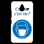 Coque Personnalisée Nokia Lumia 640XL LTE C'est qui C'est toi PR