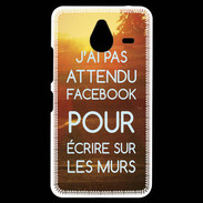 Coque Personnalisée Nokia Lumia 640XL LTE J'ai pas attendu FB ZG